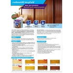สีย้อมไม้สูตรน้ำเบเยอร์ Aqua WoodStain สีใส (S-6900) กึ่งเงา 1 แกลลอน