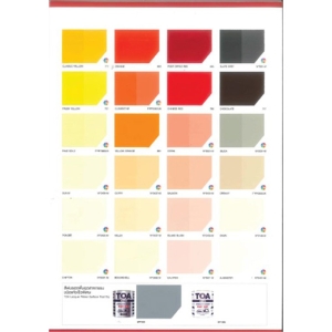 ทีโอเอ สีพ่นอุตสาหกรรม INDUSTRIAL LACQUER (CLEMENTINE F*PP2962UN) แกลลอน