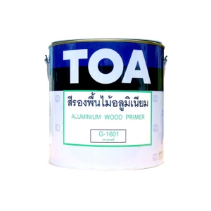 ทีโอเอ สีรองพื้นไม้อะลูมิเนียม กึ่งเงา (Aluminium Wood Primer G-1601) แกลลอน