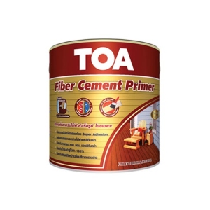 ทีโอเอ ไฟเบอร์ซีเมนต์ ไพร์เมอร์ สีรองพื้นไม้ T1000 / Fibercement-Primer-t1000 (เงา) แกลลอน