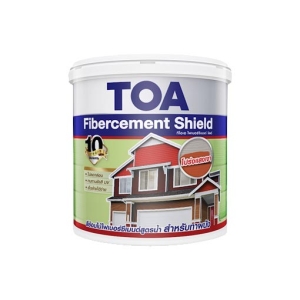 ทีโอเอ สีย้อมไม้ไฟเบอร์ซีเมนต์ สูตรน้ำ ชนิดโปร่งแสงเงา / Fibercement-Shield-Waterborne-Gloss (สีไม้อเมริกัน-วอลนัท FG007) แกลลอน