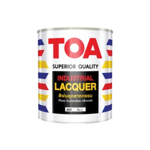 ทีโอเอ สีพ่นอุตสาหกรรม INDUSTRIAL LACQUER ชนิดด้าน (ขาว 911) กระป๋อง