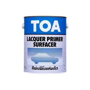 ทีโอเอ สีพ่นรองพื้น ชนิดแห้งเร็ว / Lacquer-Primer-Surfacer ด้าน (ถัง)