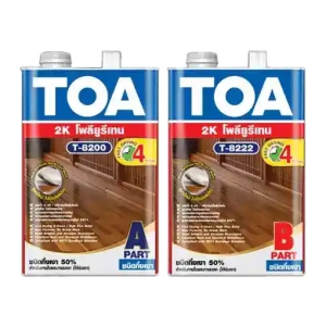 ทีโอเอ โพลียูรีเทน ชนิดกึ่งเงา ระบบ 2 ส่วน (A T-8200/B T-8222) กระป๋อง