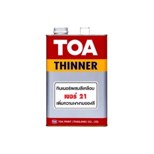  ทีโอเอ ทินเนอร์ผสมสีเคลือบ เบอร์ 21 / Thinner-no21 กระป๋อง