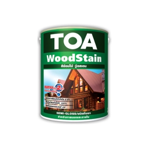 สีย้อมไม้ ทีโอเอ วู้ดสเตน ชนิดกึ่งเงา (สีไม้มะฮอกกานี S08) กระป๋อง
