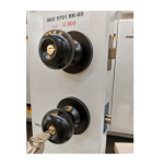 ลูกบิดประตู SKC สีดำ ทรงลูกจันทร์ SKC5791