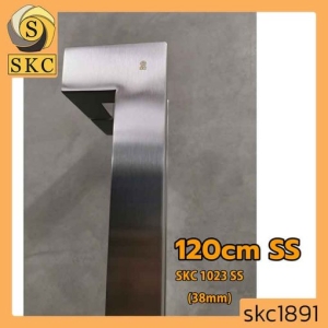 มือจับประตู SKC1023-120CM SS หน้า 25 มม. สีสเตนเลส
