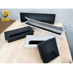 ช่องร้อยสายไฟ เหลี่ยม SKC8080 B สีดำ