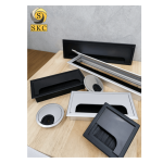 ช่องร้อยสายไฟ เหลี่ยม SKC8080 B สีดำ