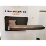 ชุดมือจับก้านโยกประตูห้องน้ำ รุ่น SKC 116-168-BK-SBN