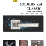 ชุดมือจับก้านโยกประตู รุ่น MODERN SKC-72-138-388-SBN 
