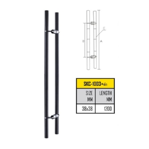 มือจับประตูสแตนเลส 1200 มม. (รุ่น SKC-1003+ดำ)