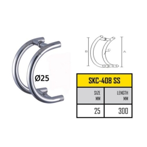 มือจับประตูสแตนเลส 300 มม. (รุ่น SKC-408 SS)