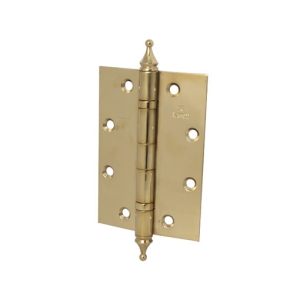 บานพับหัวมงกุฎ 5″×3.5″ หนา 3 มิล (สีทองเหลืองเงา) HAFELE 489.02.353