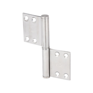 บานพับแบบถอดได้ 4″×2.5″ หนา 2.5 มิล (สีสแตนเลสด้าน) HAFELE 489.02.450