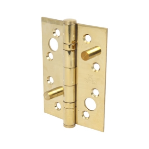 บานพับนิรภัย 4″×3″ หนา 2.5 มิล (สีทองเหลืองเงา) HAFELE 489.05.001