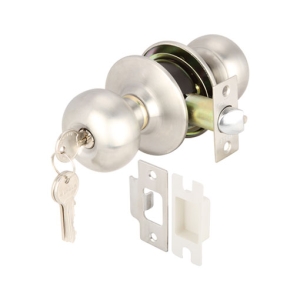 ลูกบิดประตูสแตนเลสสตีล (ประตูทางเข้า) สีสแตนเลสด้าน HAFELE 489.10.250