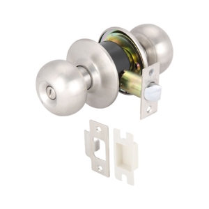 ลูกบิดประตูสแตนเลสสตีล (ประตูห้องน้ำ) สีสแตนเลสด้าน HAFELE 489.10.251