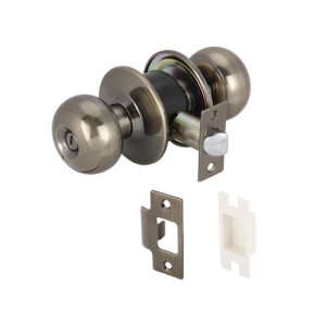 ลูกบิดประตูสแตนเลสสตีล (ประตูห้องน้ำ) สีทองเลืองรมดำ HAFELE 489.10.255