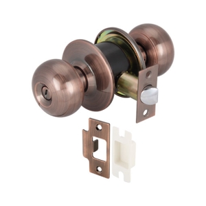 ลูกบิดประตูสแตนเลสสตีล (ประตูห้องน้ำ) สีทองแดงรมดำ HAFELE 489.10.257