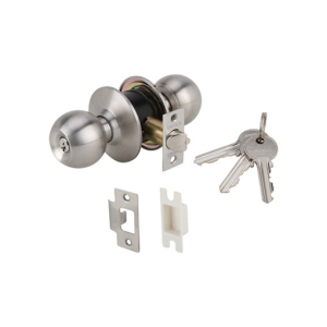 ลูกบิดประตูสแตนเลสสตีล (ประตูทางเข้า) สีสแตนเลสด้าน HAFELE 489.10.380