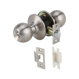 ลูกบิดประตูสแตนเลสสตีล (ประตูห้องน้ำ) สีสแตนเลสด้าน HAFELE 489.10.384