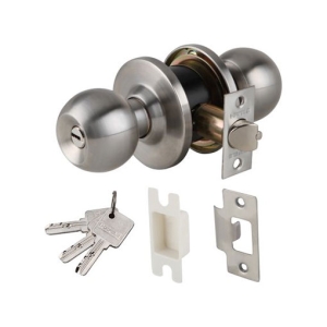 ลูกบิดประตูสแตนเลสสตีล (ประตูทางเข้า) สีสแตนเลสด้าน HAFELE 489.10.400