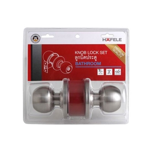 ลูกบิดประตูสแตนเลสสตีล (ประตูห้องน้ำ) สีสแตนเลสด้าน HAFELE 489.10.404