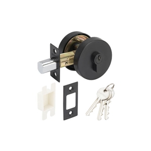 กุญแจลิ้นตาย 2 ด้าน ซิงค์อัลลอยด์ (สีดำด้าน) HAFELE 489.10.553