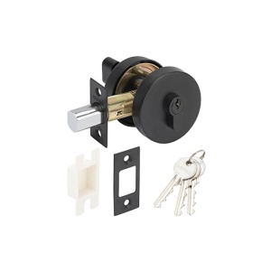 กุญแจลิ้นตายซิงค์อัลลอย (สีดำด้าน) HAFELE 489.10.573