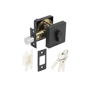 กุญแจลิ้นตายซิงค์อัลลอยด์ (สีดำด้าน) HAFELE 489.10.577