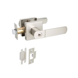 ลูกบิดก้านโยกพร้อมล็อค ซิงค์อัลลอยด์ (ประตูห้องน้ำ) สีนิกเกิ้ลด้าน HAFELE 489.10.742