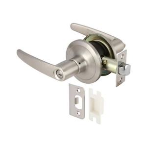 ลูกบิดก้านโยกพร้อมล็อค (ประตูห้องน้ำ) สีสแตนเลสด้าน HAFELE 489.10.792