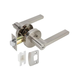 ลูกบิดก้านโยกพร้อมล็อค ซิงค์อัลลอยด์ (ประตูห้องน้ำ) สีนิกเกิ้ลด้าน HAFELE 489.10.816