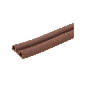 ซีลประตูยาง EPDM รูปตัว D (สีน้ำตาล) HAFELE 489.41.024