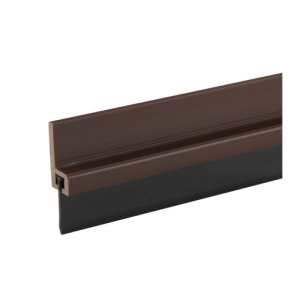 ซีลประตูชนิดแผ่นยาง (สีน้ำตาล) ฐานยึดพีวีซี 1000 มม. HAFELE 489.41.057