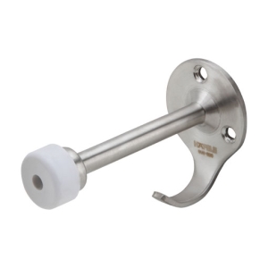 กันชนประตูพร้อมขอแขวน สแตนเลสสตีล (สีสแตนเลสด้าน) HAFELE 489.70.226