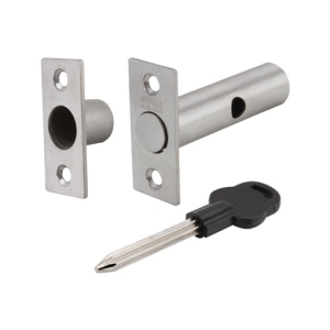 กุญแจช่องชาร์ฟสแตนเลสสตีล (ห้องเครื่อง) สีสแตนเลสด้าน HAFELE 489.71.061