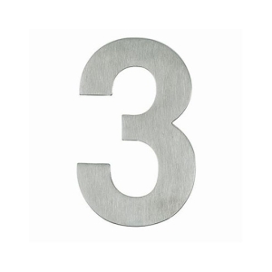 เลขที่อาคาร/บ้าน สแตนเลส (หมายเลข 3) HAFELE 489.80.413