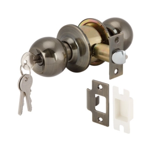 ลูกบิดประตูสแตนเลสสตีล (ประตูทางเข้า) สีทองเหลืองรมดำ HAFELE 489.93.113