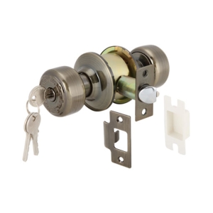 ลูกบิดรูปแบบย้อนยุคทองเหลือง (ประตูทางเข้า) สีทองเหลืองรมดำ HAFELE 489.93.405