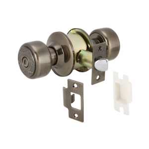 ลูกบิดรูปแบบย้อนยุคทองเหลือง (ประตูห้องน้ำ) สีทองเหลืองรมดำ HAFELE 489.93.406