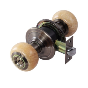 ลูกบิดประตูสแตนเลสสตีลรูปทรงมะเขือเทศ (ประตูห้องน้ำ) สีทองเหลืองรมดำ HAFELE 489.93.617