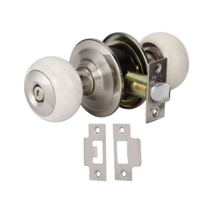 ลูกบิดประตูสแตนเลสสตีลรูปทรงมะเขือเทศ (ประตูห้องน้ำ) สีสแตนเลสด้าน HAFELE 489.93.714