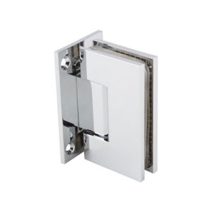 บานพับผนังต่อกระจก แนว 90 ํ สีโครมเงา HAFELE 499.05.800