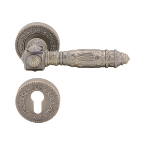 ชุดมือจับก้านโยกประตูซิงค์อัลลอยด์ สีทองเหลืองรมดำ (ประตูทางเข้า) HAFELE 499.62.410