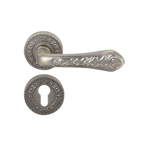 ชุดมือจับก้านโยกประตูซิงค์อัลลอยด์ สีทองเหลืองรมดำ (ประตูทางเข้า) HAFELE 499.62.412