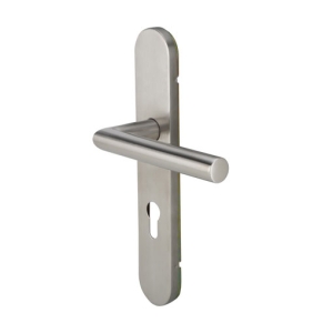 ชุดมือจับก้านโยก เพลทยาว สีสแตนเลสด้าน HAFELE 499.63.952 (มือจับหลอก)