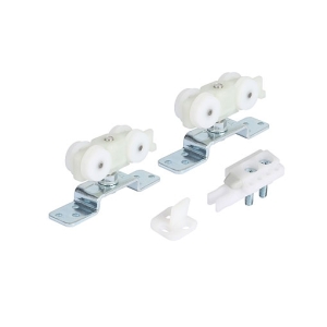 อุปกรณ์บานเลื่อน รุ่นไซเลนท์ 100/A (ไม่มีระบบการปิดแบบนุ่มนวล) HAFELE 499.72.055